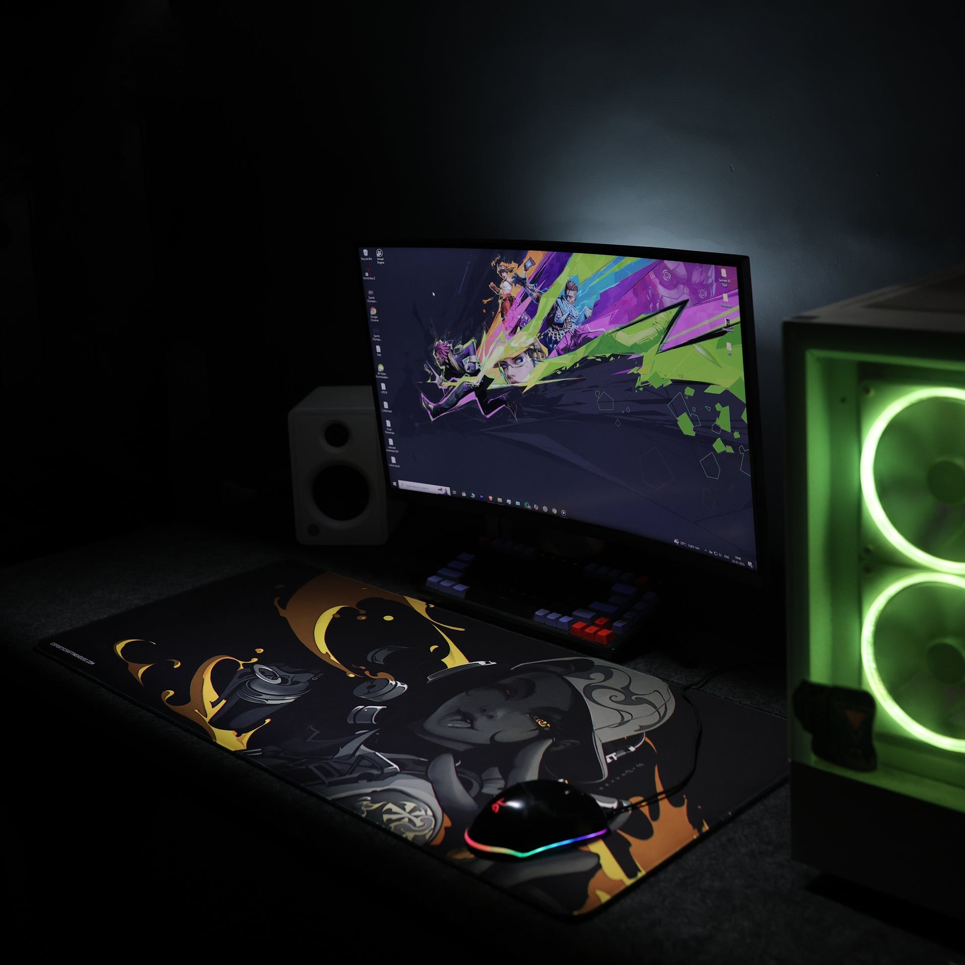 Raze Mighty Yellow - Mousepad (900x400mm)