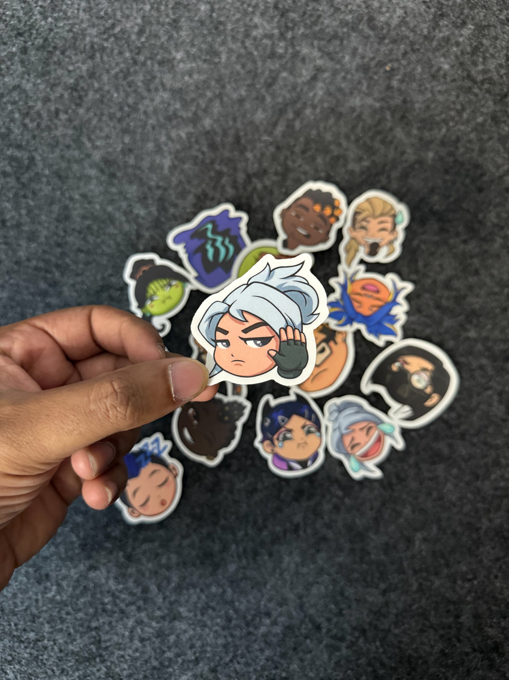 Pack of 15 - Valorant Vinyl Stickers (2 inch)