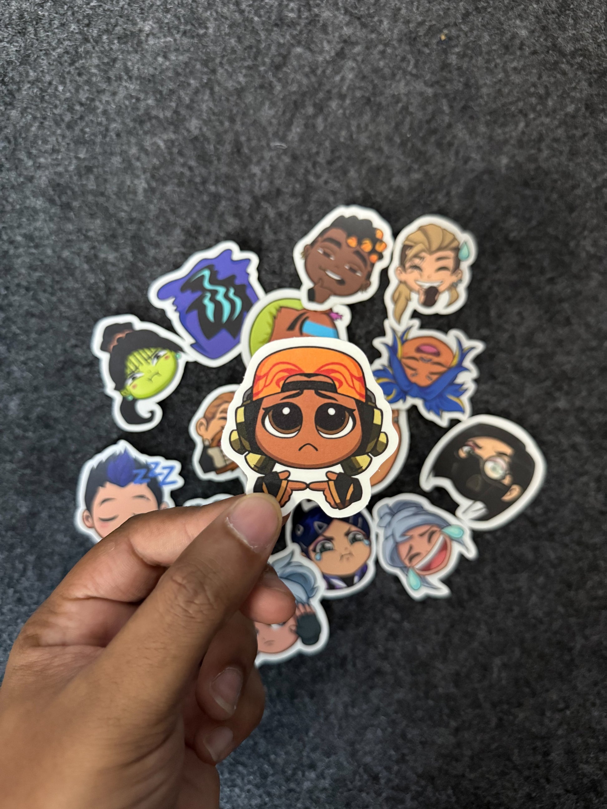 Pack of 15 - Valorant Vinyl Stickers (2 inch)