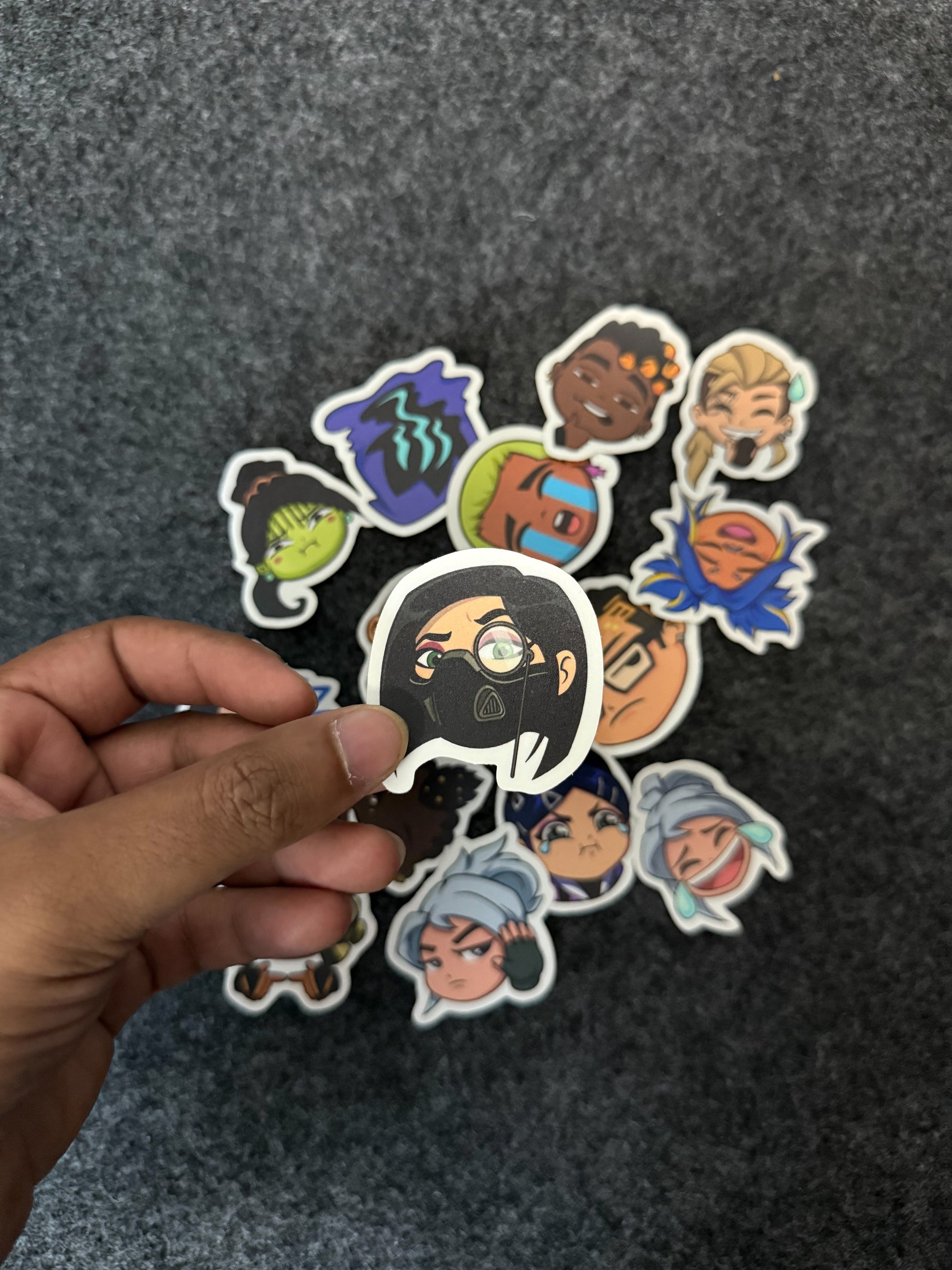 Pack of 15 - Valorant Vinyl Stickers (2 inch)