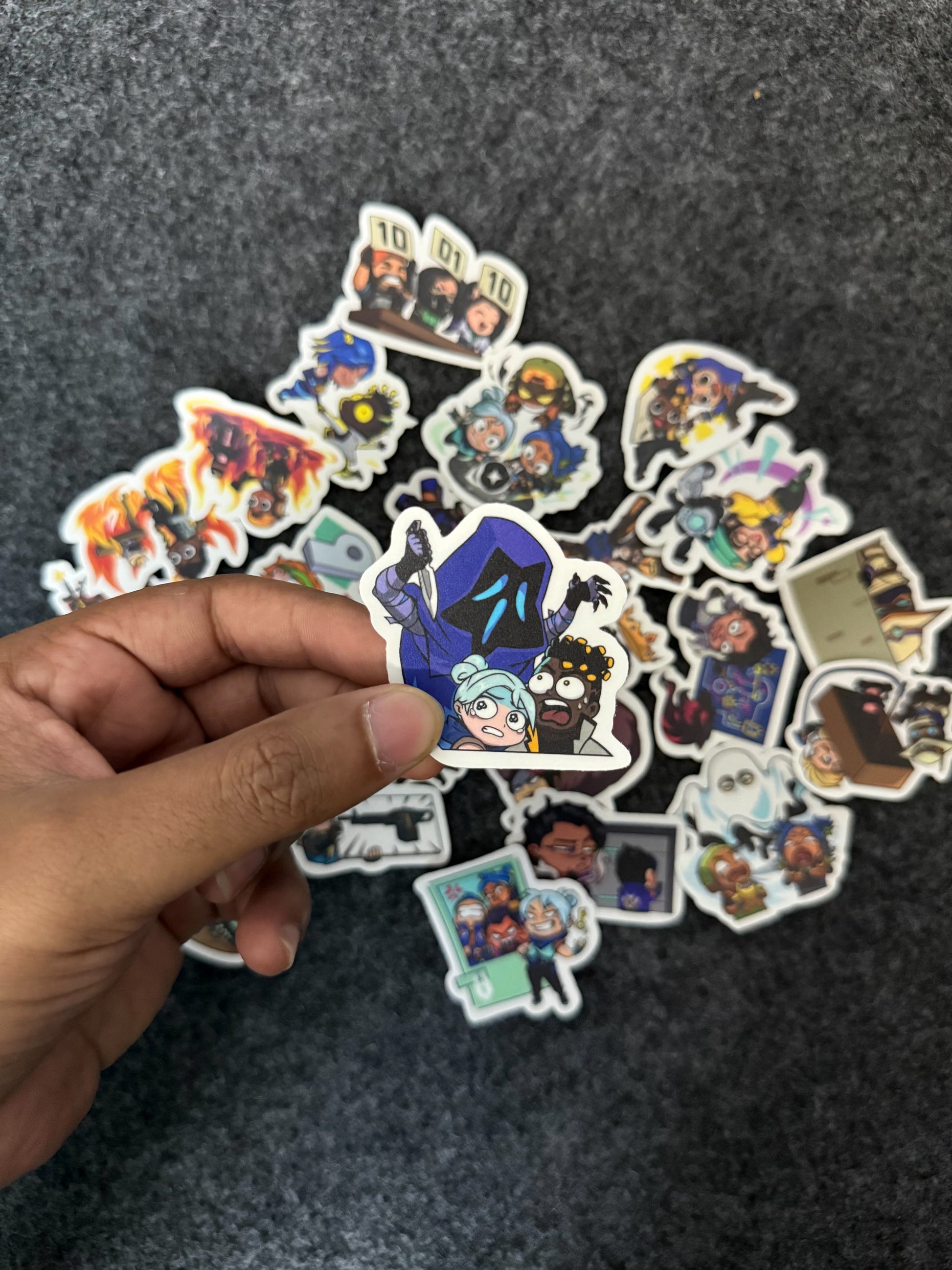 Pack of 25 - Valorant Vinyl Stickers Set 1 (2 inch)