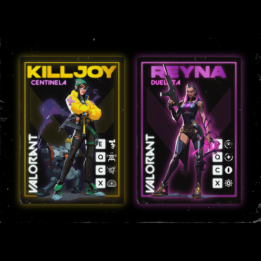 Valorant Posters Volume 3 - A4 Size 12 Posters