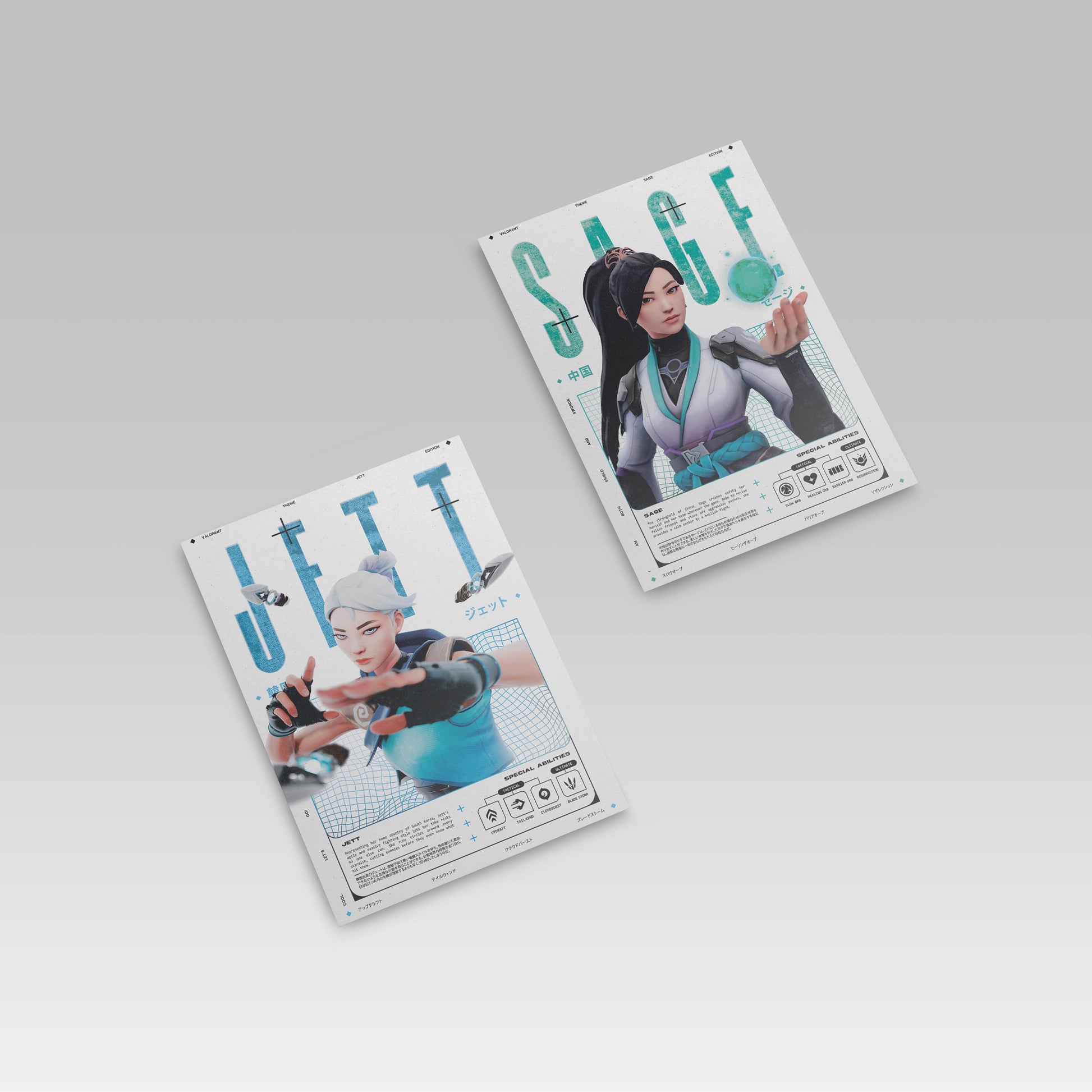 Valorant Posters Volume 2 - A4 Size 10 Posters