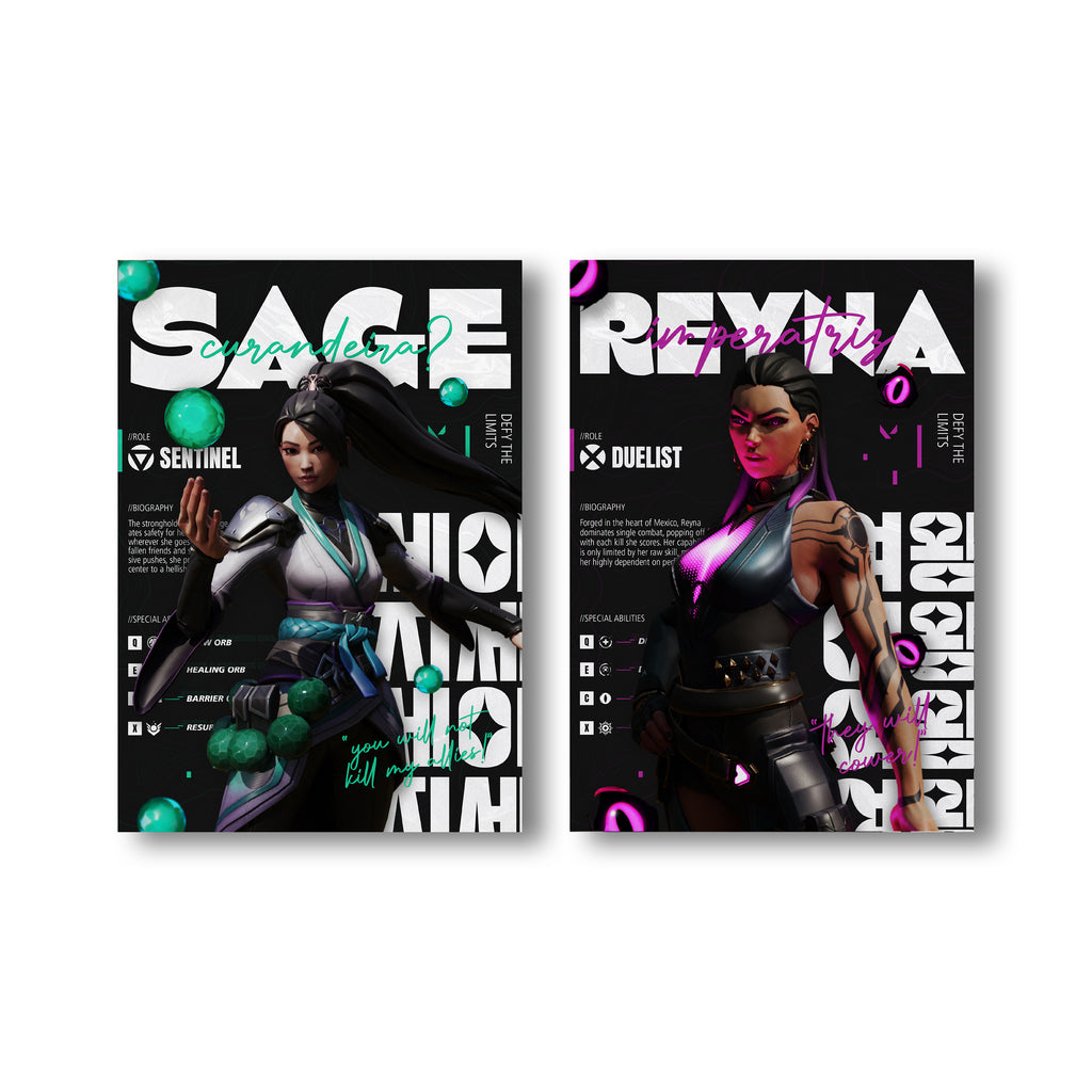 Valorant Posters Volume 4 - A4 Size 10 Posters