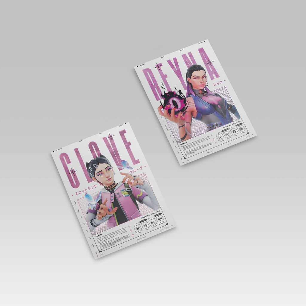 Valorant Posters Volume 2 - A4 Size 10 Posters
