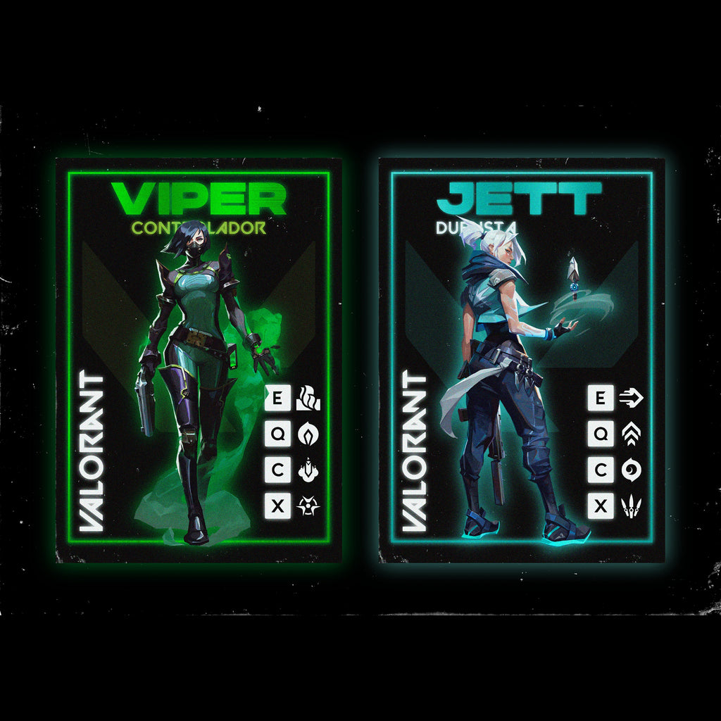 Valorant Posters Volume 3 - A4 Size 12 Posters