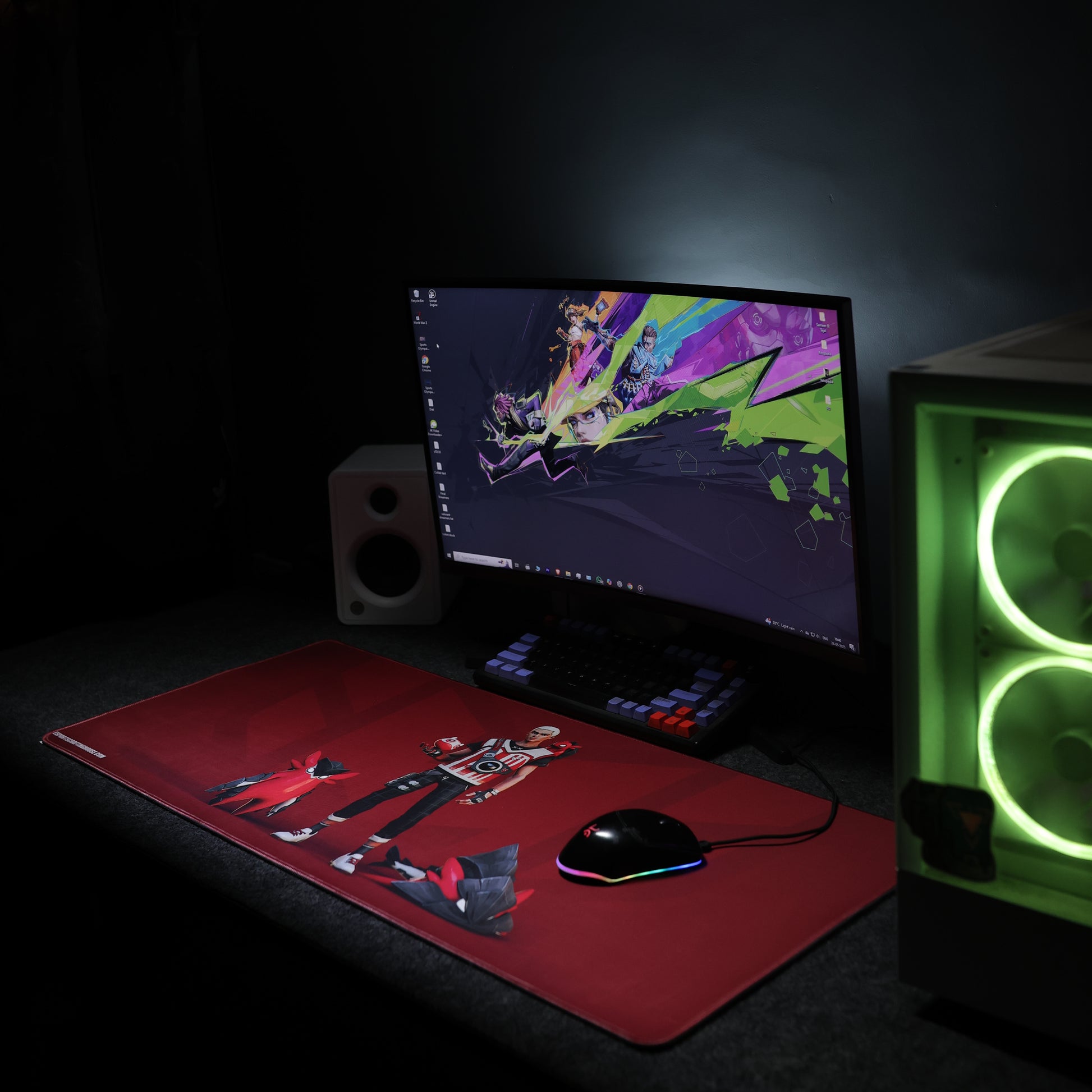 Gekko Red - Mousepad (900x400mm)