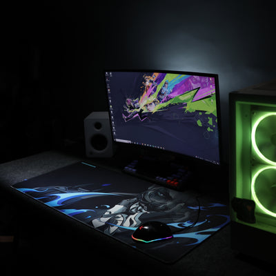 Yoru Blue Aura - Mousepad (900x400mm)