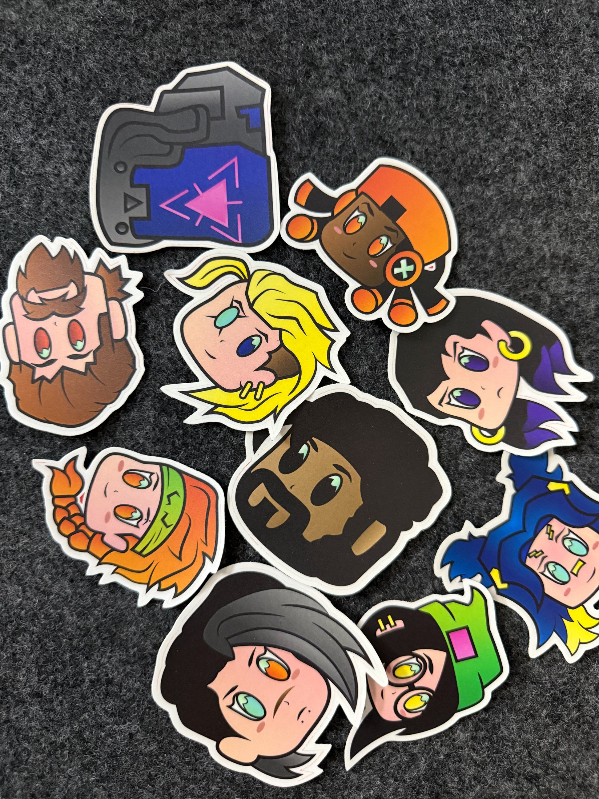 Pack of 10 - Valorant Vinyl Stickers Set 1 (3 inch)