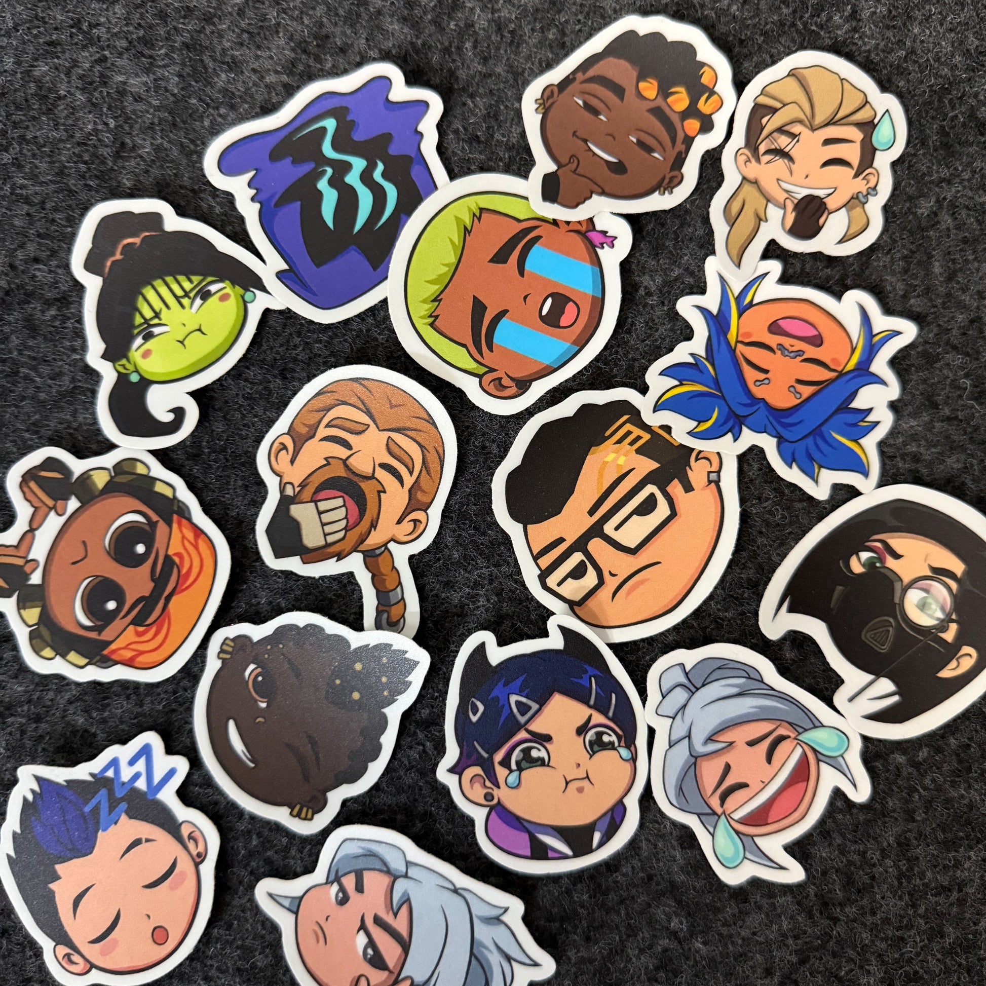 Pack of 15 - Valorant Vinyl Stickers (2 inch)