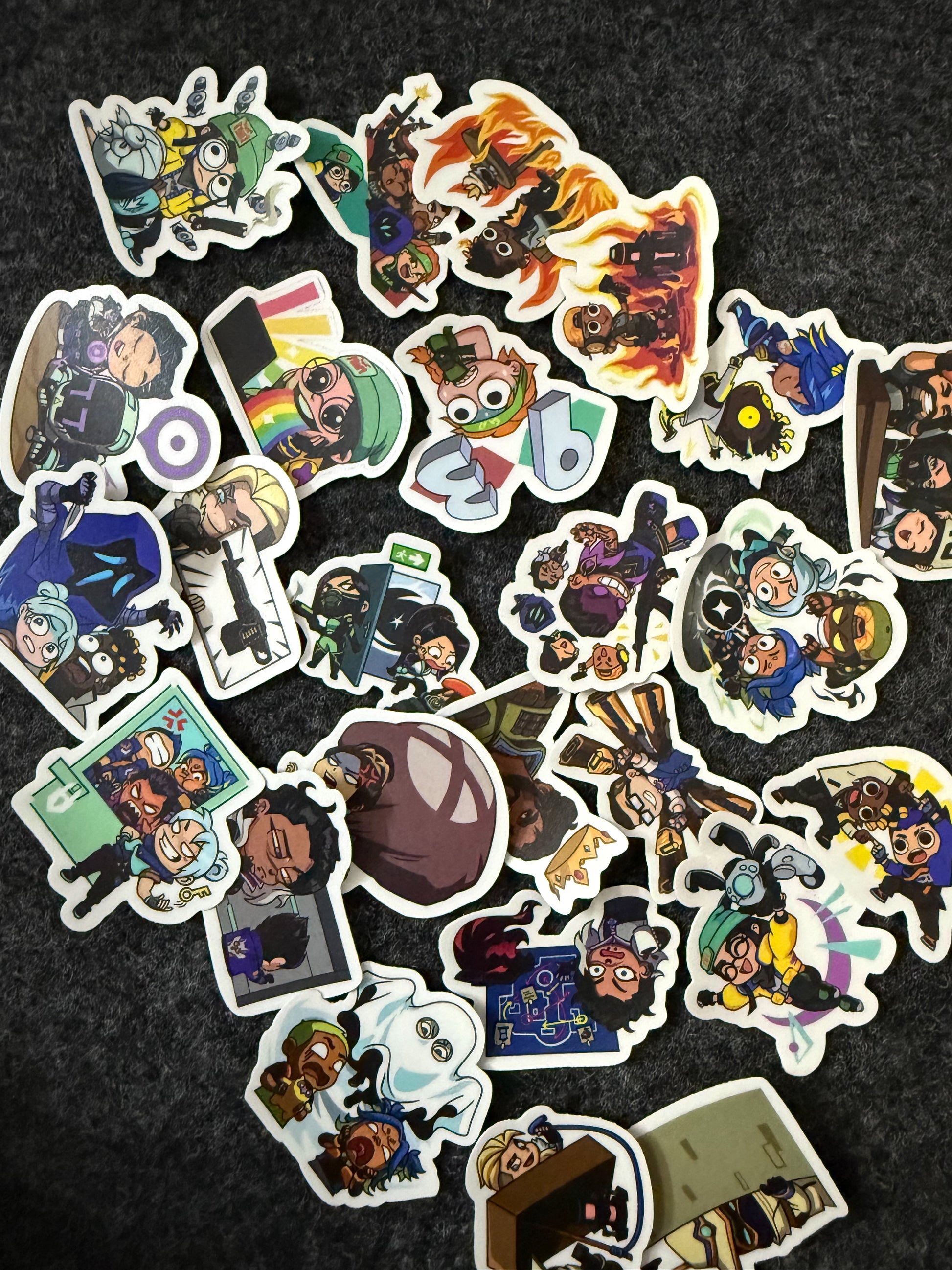 Pack of 25 - Valorant Vinyl Stickers Set 1 (2 inch)